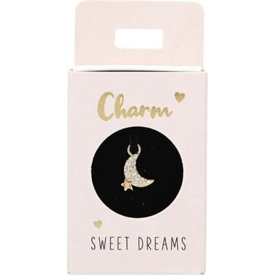 Depesche 11834-046 Charm Mond, vergoldeter Anhänger für Halsketten, Armband und Ohrringe, ideal als kleines Geschenk Depesche 11834-046 Charm Mond, vergoldeter Anhänger für Halsketten, Armband und Ohrringe, ideal als kleines Geschenk