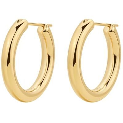 Brosway AURA Ohrhänger für Damen aus Edelstahl in der Farbe Gold, Durchmesser: 40 mm, BAU25 Brosway AURA Ohrhänger für Damen aus Edelstahl in der Farbe Gold, Durchmesser: 40 mm, BAU25