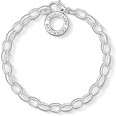 THOMAS SABO Damen Charm-Armband Classic Charm Club 925 Sterling Silber X0032-001-12 THOMAS SABO Damen Charm-Armband Classic Charm Club 925 Sterling Silber X0032-001-12