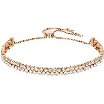 Swarovski Matrix Armband, Weiss, Roségold-Legierungsschicht Swarovski Matrix Armband, Weiss, Roségold-Legierungsschicht
