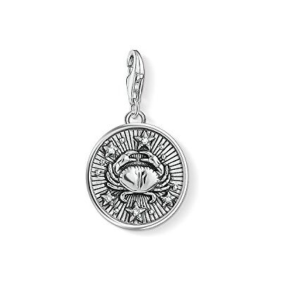 THOMAS SABO Damen Charm-Anhänger Sternzeichen Krebs Charm Club 925 Sterling Silber 1643-643-21 THOMAS SABO Damen Charm-Anhänger Sternzeichen Krebs Charm Club 925 Sterling Silber 1643-643-21