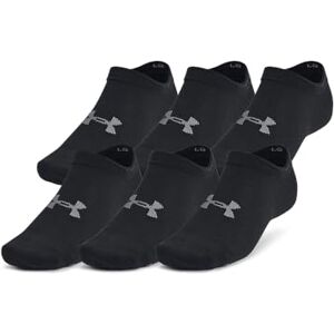 Under Armour Unisex UA Essential No Show 6pk, atmungsaktive Sportsocken, schnelltrocknende Socken mit integrierter Mittelfußstütze Under Armour Unisex UA Essential No Show 6pk, atmungsaktive Sportsocken, schnelltrocknende Socken mit integrierter Mittelfußstütze