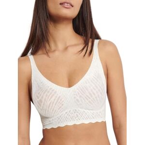 Sloggi Damen Zero Feel Bliss Bralette, Silk White, XXL Sloggi Damen Zero Feel Bliss Bralette, Silk White, XXL