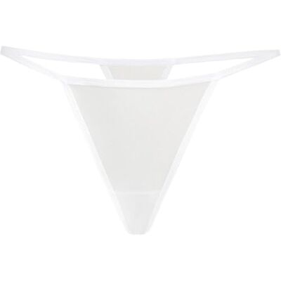 Teyli String Tanga Damen aus transparentem Mesh Strings & Tangas für Damen aus Transparentem Mesh Tanger Weiß XXL Teyli String Tanga Damen aus transparentem Mesh Strings & Tangas für Damen aus Transparentem Mesh Tanger Weiß XXL
