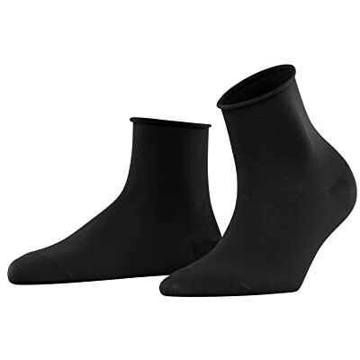 FALKE Damen Socken Cotton Touch W Sso Baumwolle einfarbig 1 Paar, Schwarz Black 3000, 39-42 FALKE Damen Socken Cotton Touch W Sso Baumwolle einfarbig 1 Paar, Schwarz Black 3000, 39-42