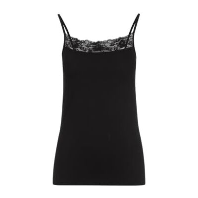 Trigema Damen 534401_008_l Camisole, Schwarz, L EU Trigema Damen 534401_008_l Camisole, Schwarz, L EU
