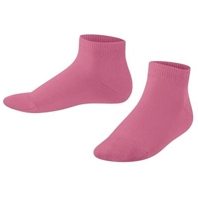 FALKE Unisex Kinder Sneakersocken Family K Sn nachhaltige Baumwolle kurz einfarbig 1 Paar, Rosa Tea Rose 8847, 31-34 FALKE Unisex Kinder Sneakersocken Family K Sn nachhaltige Baumwolle kurz einfarbig 1 Paar, Rosa Tea Rose 8847, 31-34