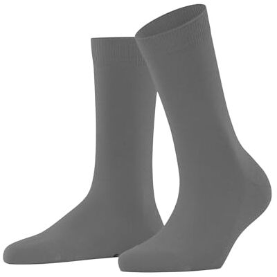 FALKE Damen Socken Family W So nachhaltige Baumwolle einfarbig 1 Paar, Grau Flanell 3210, 35-38 FALKE Damen Socken Family W So nachhaltige Baumwolle einfarbig 1 Paar, Grau Flanell 3210, 35-38