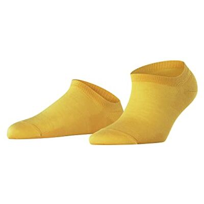 FALKE Damen Sneakersocken Active Breeze W Sn Lyocell kurz einfarbig 1 Paar, Gelb Mustard 1187, 35-38 FALKE Damen Sneakersocken Active Breeze W Sn Lyocell kurz einfarbig 1 Paar, Gelb Mustard 1187, 35-38