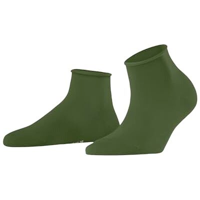 FALKE Damen Socken Cotton Touch W Sso Baumwolle einfarbig 1 Paar, Grün Cypress 7528, 39-42 FALKE Damen Socken Cotton Touch W Sso Baumwolle einfarbig 1 Paar, Grün Cypress 7528, 39-42
