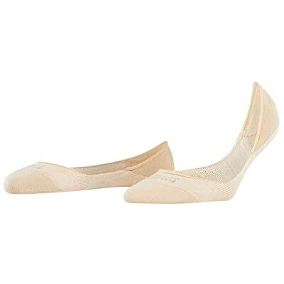 FALKE Damen Füßlinge Invisible Step Medium Cut W In Baumwolle unsichtbar einfarbig 1 Paar, Beige Cream 4011, 37-38 FALKE Damen Füßlinge Invisible Step Medium Cut W In Baumwolle unsichtbar einfarbig 1 Paar, Beige Cream 4011, 37-38