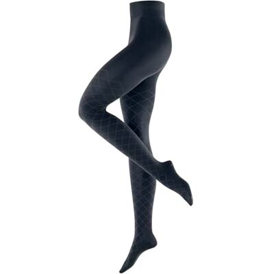 Burlington Damen Strumpfhose Argyle Affair W Ti Baumwolle gemustert 1 Stück, Blau Marine 6120, 40-42 Burlington Damen Strumpfhose Argyle Affair W Ti Baumwolle gemustert 1 Stück, Blau Marine 6120, 40-42