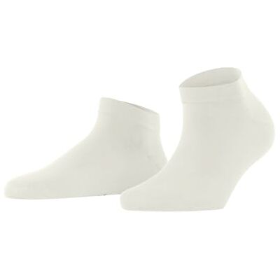 FALKE Damen Sneakersocken Fine Softness 50 DEN W Sn halb-blickdicht kurz einfarbig 1 Paar, Weiß White 2000, 35-38 FALKE Damen Sneakersocken Fine Softness 50 DEN W Sn halb-blickdicht kurz einfarbig 1 Paar, Weiß White 2000, 35-38