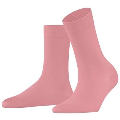 FALKE Damen Socken Cotton Touch W So Baumwolle einfarbig 1 Paar, Rosa Peachy 8981, 35-38 FALKE Damen Socken Cotton Touch W So Baumwolle einfarbig 1 Paar, Rosa Peachy 8981, 35-38
