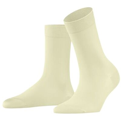 FALKE Damen Socken Cotton Touch W So Baumwolle einfarbig 1 Paar, Beige Tender Yel 1110, 35-38 FALKE Damen Socken Cotton Touch W So Baumwolle einfarbig 1 Paar, Beige Tender Yel 1110, 35-38