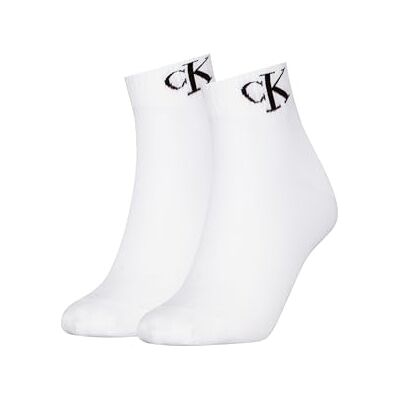 Calvin Socks Ckj Women Quarter 2P Monogram Calvin Socks Ckj Women Quarter 2P Monogram