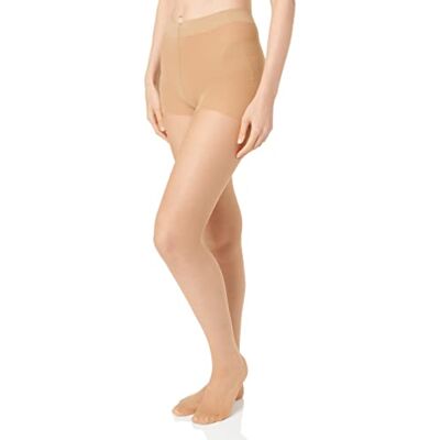 Nur Die Goodbye Laufmaschen 20 DEN Strumpfhose verhindert Laufmaschen transparente Fein-Strumpfhose matte Optik Damen, puder, M Nur Die Goodbye Laufmaschen 20 DEN Strumpfhose verhindert Laufmaschen transparente Fein-Strumpfhose matte Optik Damen, puder, M