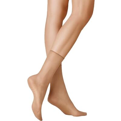 KUNERT Damen Söckchen Beauty 7 hauchdünn 7 DEN tan 1003 35-38 KUNERT Damen Söckchen Beauty 7 hauchdünn 7 DEN tan 1003 35-38