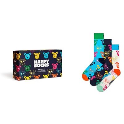 Happy Socks Unisex 3-Pack Mixed Dog Gift Set Socken, Multi, M (3er Pack) Happy Socks Unisex 3-Pack Mixed Dog Gift Set Socken, Multi, M (3er Pack)
