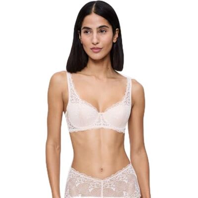 Triumph Women's O-Light Paonette T WHP Padded Bra, Nude Beige, 95C Triumph Women's O-Light Paonette T WHP Padded Bra, Nude Beige, 95C