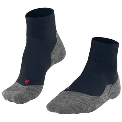 FALKE Damen Wandersocken TK5 Wander Short W Sso Wolle Funktionsmaterial antiblasen dünn 1 Paar, Blau Marine 6121, 35-36 FALKE Damen Wandersocken TK5 Wander Short W Sso Wolle Funktionsmaterial antiblasen dünn 1 Paar, Blau Marine 6121, 35-36