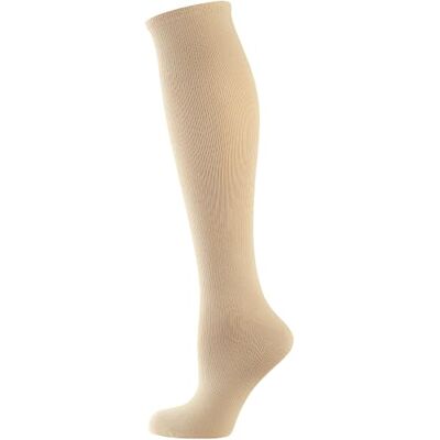 Nur Die Fit & Vital Kniestrümpfe entlastende Reisestrümpfe weiche & atmungsaktive Baumwolle mit Komfortbund Damen, leinen, 39-41 Nur Die Fit & Vital Kniestrümpfe entlastende Reisestrümpfe weiche & atmungsaktive Baumwolle mit Komfortbund Damen, leinen, 39-41