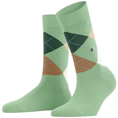 Burlington Damen Socken Queen W So Baumwolle gemustert 1 Paar, Grün Quiet Green 7378, 36-41 Burlington Damen Socken Queen W So Baumwolle gemustert 1 Paar, Grün Quiet Green 7378, 36-41