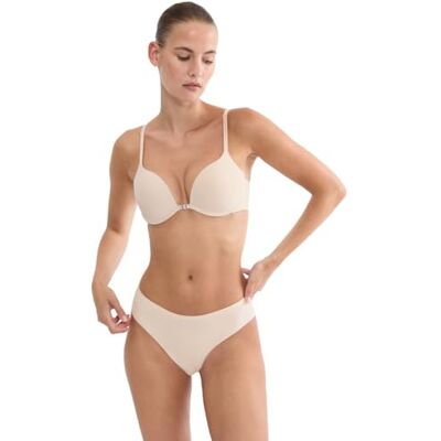 Triumph Women's Pure Micro WHUF Bra, Cameo Beige, 90A Triumph Women's Pure Micro WHUF Bra, Cameo Beige, 90A