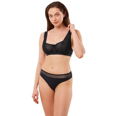 Triumph Damen Aura Spotlight T W02 Bra, SCHWARZ, 80D Triumph Damen Aura Spotlight T W02 Bra, SCHWARZ, 80D