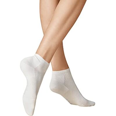 KUNERT Damen Sneaker Socken Liz antirutsch White 0010 39-42 KUNERT Damen Sneaker Socken Liz antirutsch White 0010 39-42