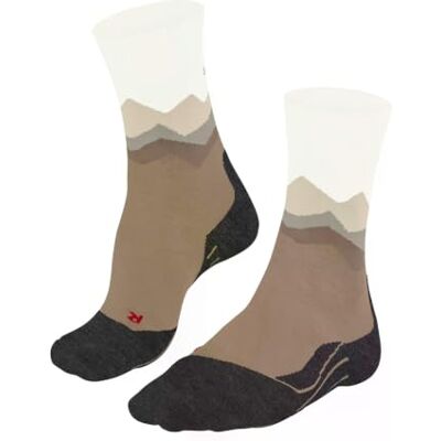 FALKE Damen Wandersocken TK2 Explore Crest W So Wolle Funktionsmaterial antiblasen dick 1 Paar, Beige 4240, 35-36 FALKE Damen Wandersocken TK2 Explore Crest W So Wolle Funktionsmaterial antiblasen dick 1 Paar, Beige 4240, 35-36