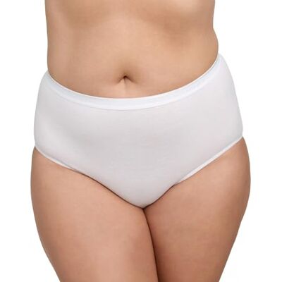 Nur Die Taillenslip aus GOTS Bio-Baumwolle Maxislip Highwaist Unterwäsche Unterhosen Basic Stetch Damen, weiß, L Nur Die Taillenslip aus GOTS Bio-Baumwolle Maxislip Highwaist Unterwäsche Unterhosen Basic Stetch Damen, weiß, L