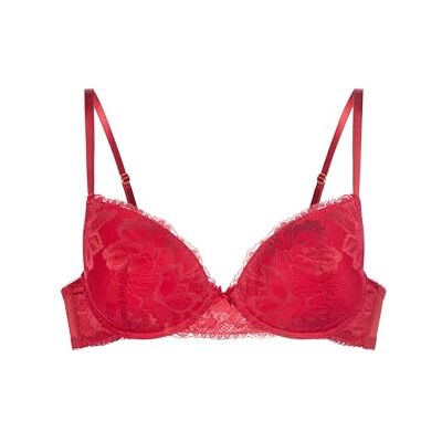 Dorina Perfect Lace Vollschalen-Bügel-BHS – Leicht Gepolstert für Natürliche Form – Verstellbare Träger & Zuverlässiger Halt Multipack, Rot Dorina Perfect Lace Vollschalen-Bügel-BHS – Leicht Gepolstert für Natürliche Form – Verstellbare Träger & Zuverlässiger Halt Multipack, Rot