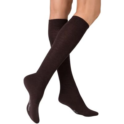 KUNERT Damen Kniestrümpfe Wool Care wärmeisolierend Brown-mel. 8210 39-42 KUNERT Damen Kniestrümpfe Wool Care wärmeisolierend Brown-mel. 8210 39-42