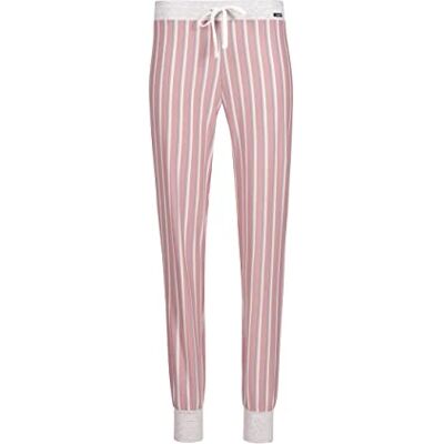 Skiny Damen Night In Mix & Match Pyjamaunterteil, Woodrose Stripes, 42 EU Skiny Damen Night In Mix & Match Pyjamaunterteil, Woodrose Stripes, 42 EU