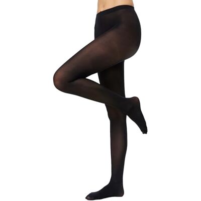 Nur Die Blickdicht 40 DEN Strumpfhose weiche matte Optik bequemer Bund Zwickel verstärkte Fußspitze Damen, schwarz, S Nur Die Blickdicht 40 DEN Strumpfhose weiche matte Optik bequemer Bund Zwickel verstärkte Fußspitze Damen, schwarz, S