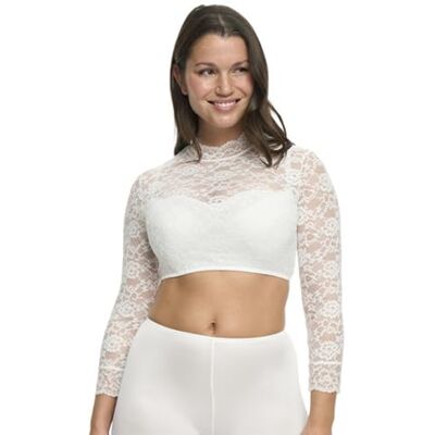Susa Damen Dirndlbluse 5569 Größe 32-46 Ärmel & Kragen aus transparenter Spitze Elegante ¾-Trachtenbluse Elastisch & pflegeleicht Ideal für traditionelle Feierlichkeiten & Feste Susa Damen Dirndlbluse 5569 Größe 32-46 Ärmel & Kragen aus transparenter Spitze Elegante ¾-Trachtenbluse Elastisch & pflegeleicht Ideal für traditionelle Feierlichkeiten & Feste