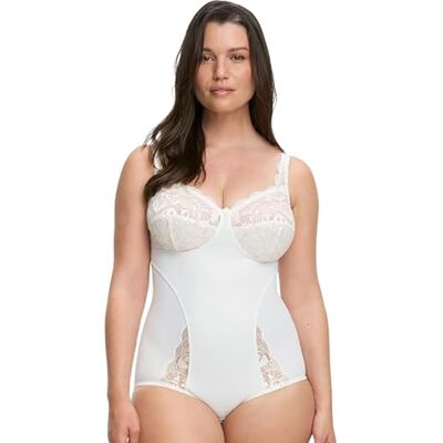 Susa Damen Body ohne Bügel Latina 6538 Bequeme Shapewear Mieder für Frauen Figurschmeichelndes Design Ideal für Alltag & besondere Anlässe Vanilla, 95C Susa Damen Body ohne Bügel Latina 6538 Bequeme Shapewear Mieder für Frauen Figurschmeichelndes Design Ideal für Alltag & besondere Anlässe Vanilla, 95C