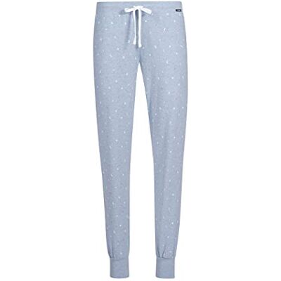 Skiny Damen Night In Mix & Match Pyjamaunterteil, Denimmelange Stars, 44 EU Skiny Damen Night In Mix & Match Pyjamaunterteil, Denimmelange Stars, 44 EU