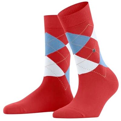 Burlington Damen Socken Queen W So Baumwolle gemustert 1 Paar, Rot Tulip 8081, 36-41 Burlington Damen Socken Queen W So Baumwolle gemustert 1 Paar, Rot Tulip 8081, 36-41
