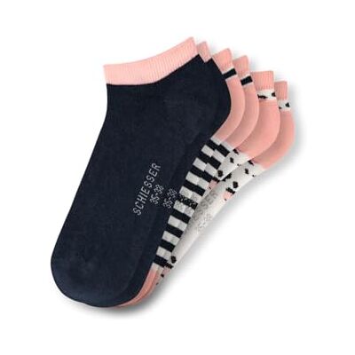 Schiesser Mädchen 3 Pack Sneakersocken Multipack Größe 31/34 bis 39/42,sortiert 1_183290,31/34 Schiesser Mädchen 3 Pack Sneakersocken Multipack Größe 31/34 bis 39/42,sortiert 1_183290,31/34