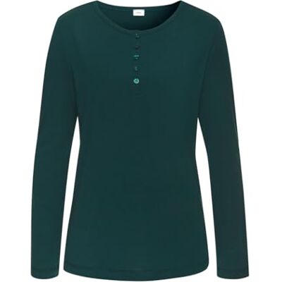s.Oliver Damen Ba-54-52 Pyjamaoberteil, Dunkelgrün, 32-34 EU s.Oliver Damen Ba-54-52 Pyjamaoberteil, Dunkelgrün, 32-34 EU