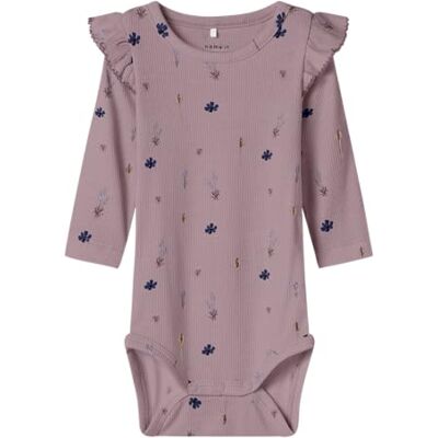 NAME IT Damen Nbfohio Ls Body, Toadstool, Numeric_56 NAME IT Damen Nbfohio Ls Body, Toadstool, Numeric_56