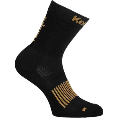 Kempa Erwachsene & Kinder Logo Classic Sport-Socken, Schwarz/gold, 36-40 EU Kempa Erwachsene & Kinder Logo Classic Sport-Socken, Schwarz/gold, 36-40 EU