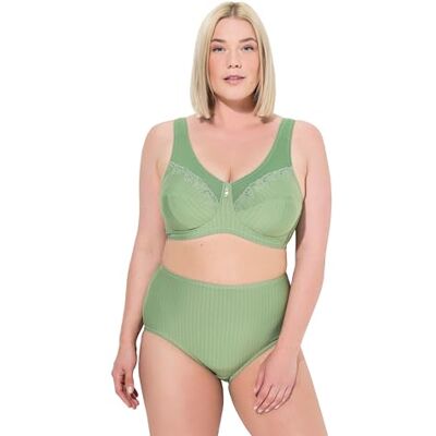 Ulla Popken Damen große Größen Übergrößen Plus Size Bustier, Vorderverschluss, C/D Cup, E/F Cup Ulla Popken Damen große Größen Übergrößen Plus Size Bustier, Vorderverschluss, C/D Cup, E/F Cup