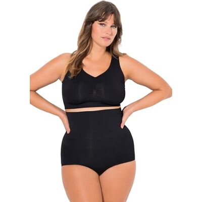 Ulla Popken Damen große Größen Übergrößen Plus Size Shaping-Slip, hoher Bund, figurformend schwarz 42+ 723912100-42+ Ulla Popken Damen große Größen Übergrößen Plus Size Shaping-Slip, hoher Bund, figurformend schwarz 42+ 723912100-42+