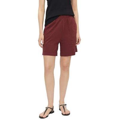 s.Oliver Damen Jerseyshorts – Elastikbund, seitlicher Schlitz, weich, Uni s.Oliver Damen Jerseyshorts – Elastikbund, seitlicher Schlitz, weich, Uni