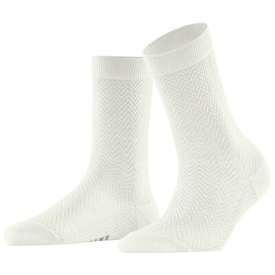 FALKE Damen Socken Fable Estate W So Wolle einfarbig 1 Paar, Weiß Off-White 2040, 35-38 FALKE Damen Socken Fable Estate W So Wolle einfarbig 1 Paar, Weiß Off-White 2040, 35-38