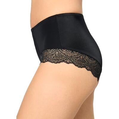 Nur Die Damen Smooth Midwaist Lace Slip Shapewear Spitze Bauchweg Light Shaping Shapewear-Unterhose (1er Pack) Nur Die Damen Smooth Midwaist Lace Slip Shapewear Spitze Bauchweg Light Shaping Shapewear-Unterhose (1er Pack)