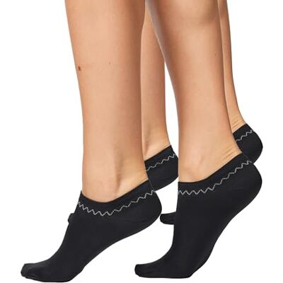 Nur Die 2er Schuhsöckchen weiche strapazierfähige kurze Socke atmungsaktiv schnell trocknend Sneaker-Socke Doppelpack Damen Nur Die 2er Schuhsöckchen weiche strapazierfähige kurze Socke atmungsaktiv schnell trocknend Sneaker-Socke Doppelpack Damen